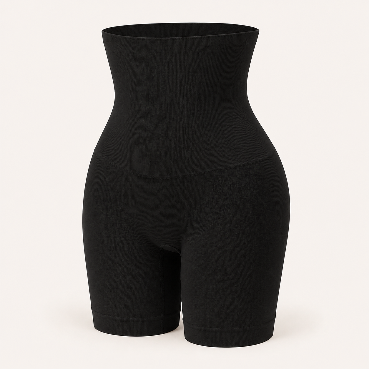 Short Moldeador F50 de Cintura Alta | Control de Abdomen y Realce de Glúteos — color Negro, vista frontal
