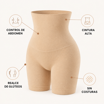 Short Moldeador F50 de Cintura Alta | Control de Abdomen y Realce de Glúteos — control de abdomen, cintura alta, realce y diseño sin costuras